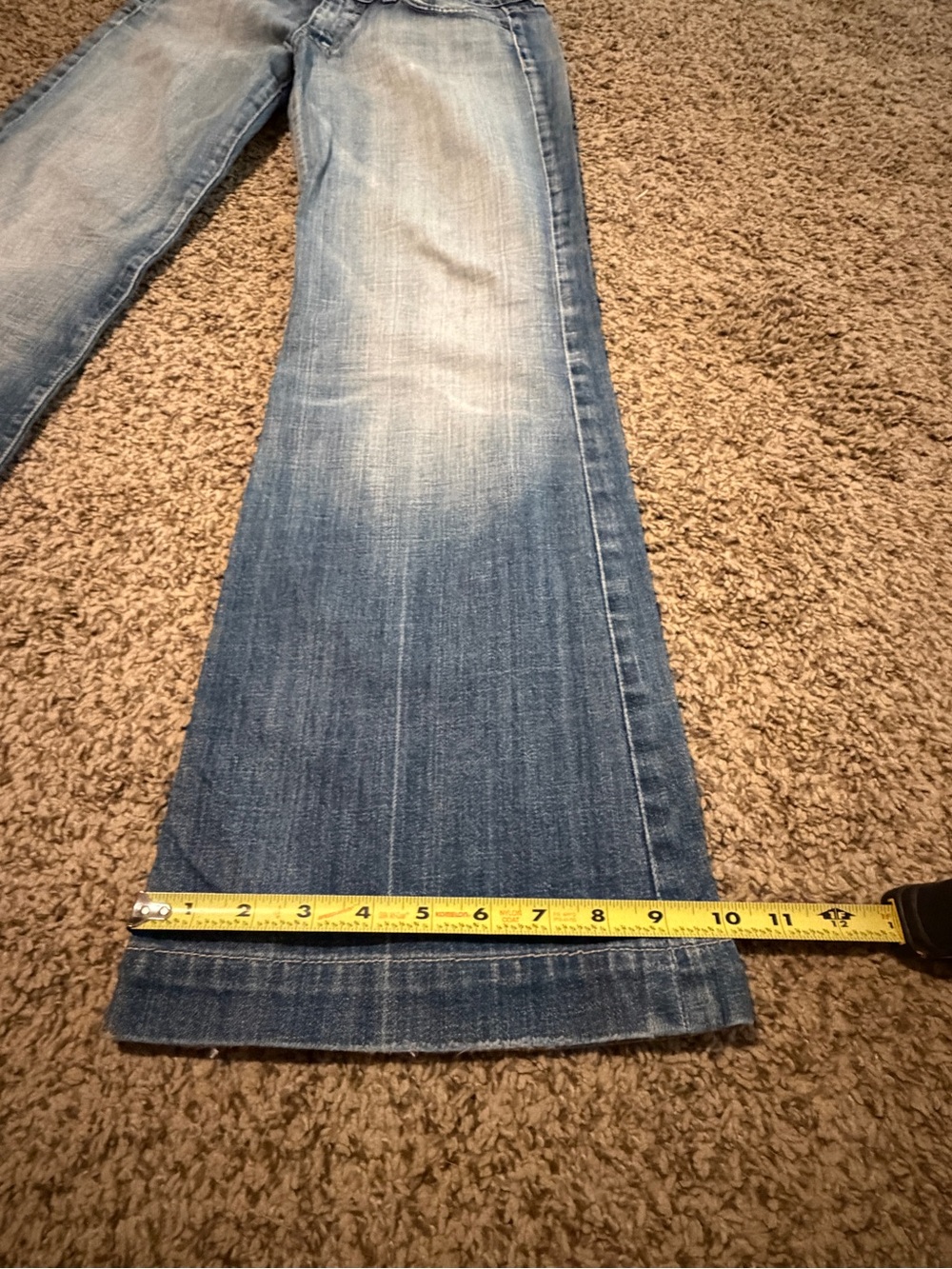 7 for All Mankind DOJO Light Blue Denim Jeans, SIZE 28 - Picture 9 of 13